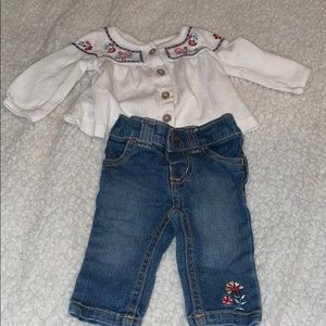 Jeans and matching top